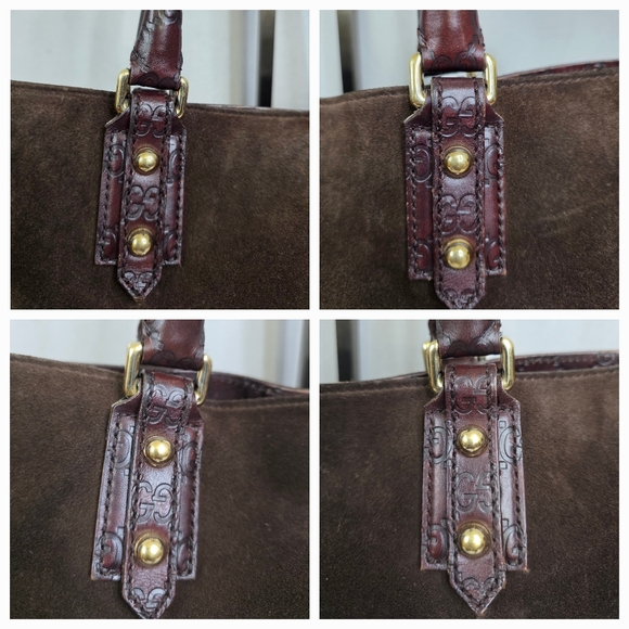 ✨️GUCCI Suede Horsebit Hasler Tote Bag - Picture 15 of 16